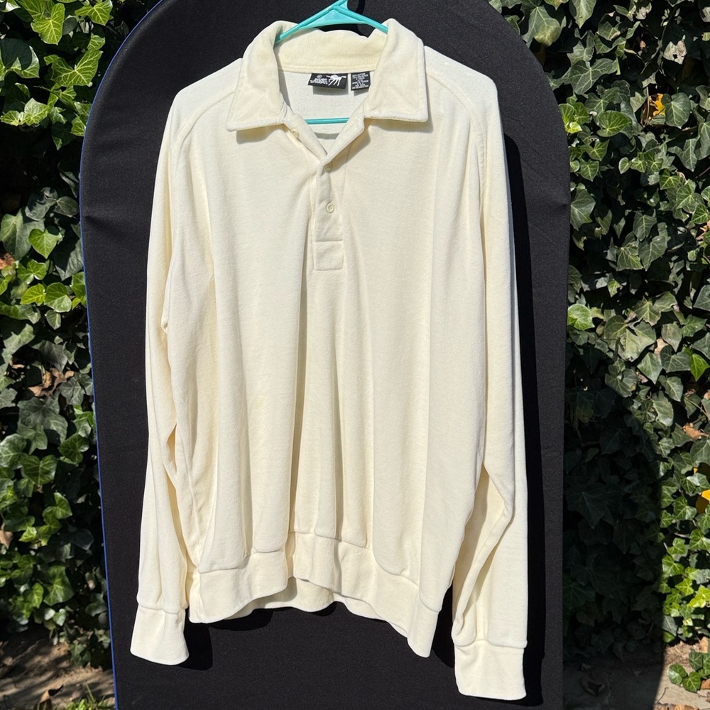 Vintage Polo Collared Henley